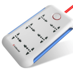 Goldmedal Curve Plus i-Strip LED  Surge & Spike Protection  Adaptors (White & Red)