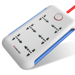 Goldmedal Curve Plus i-Strip LED  Surge & Spike Protection  Adaptors (White & Red)